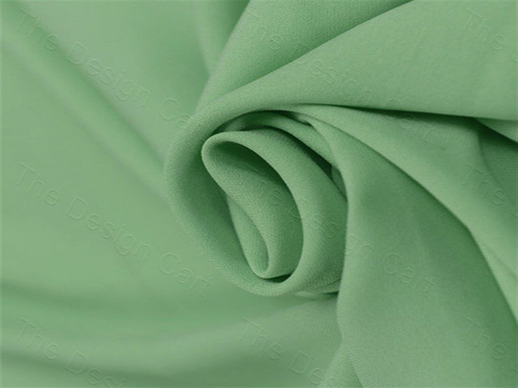 Green Georgette Fabric – The Design Cart